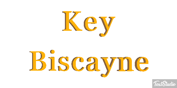 Key Biscayne Tekst effect