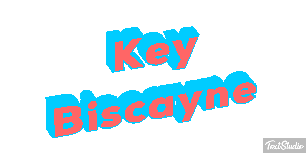 Key Biscayne Tekst effect