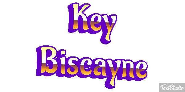 Key Biscayne Tekst effect