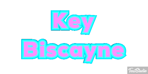 Key Biscayne Tekst effect
