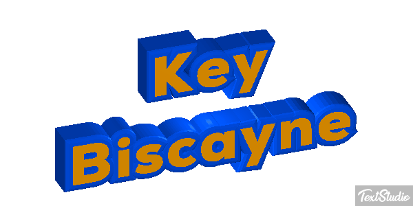 Key Biscayne Tekst effect
