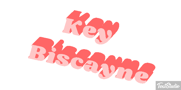 Key Biscayne Tekst effect