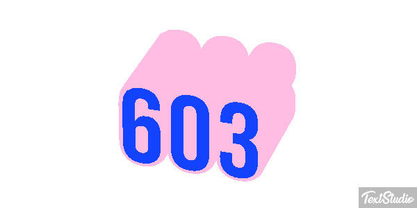 603 Texteffekt