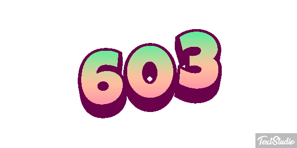 603 Texteffekt