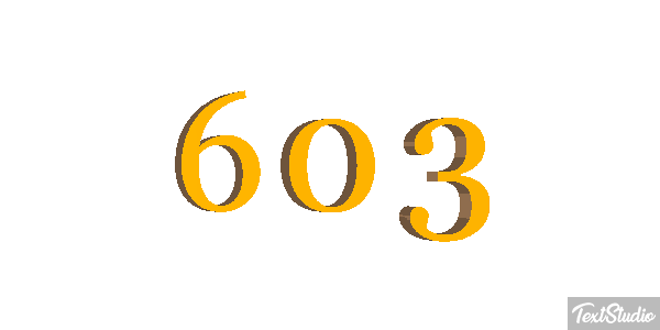 603 Texteffekt