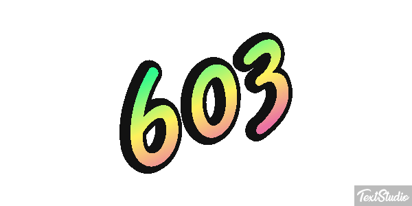 603 Texteffekt