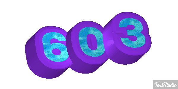 603 Texteffekt