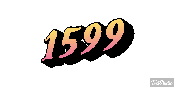 1599 Text effect