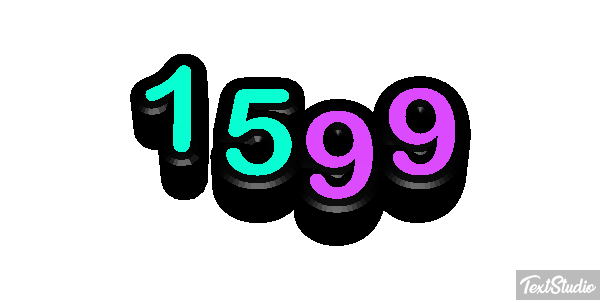 1599 Text effect