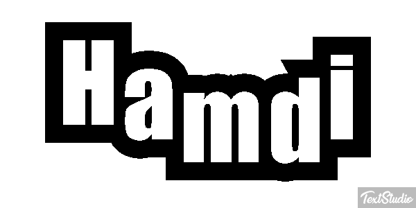 Hamdi Текстовый эффект