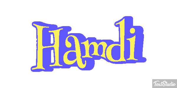 Hamdi Текстовый эффект