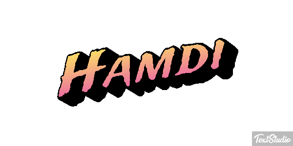 Hamdi Текстовый эффект