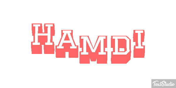 Hamdi Текстовый эффект