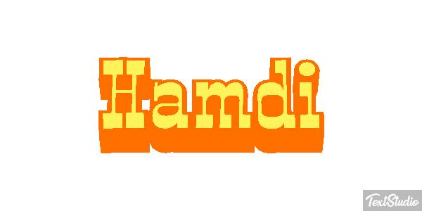 Hamdi Текстовый эффект