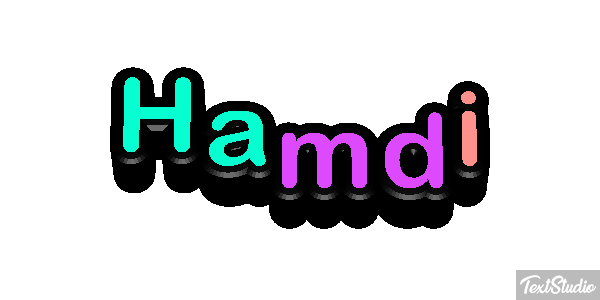 Hamdi Текстовый эффект