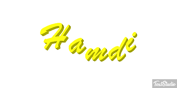 Hamdi Текстовый эффект