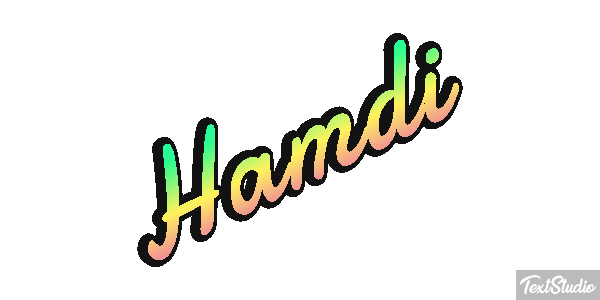 Hamdi Текстовый эффект
