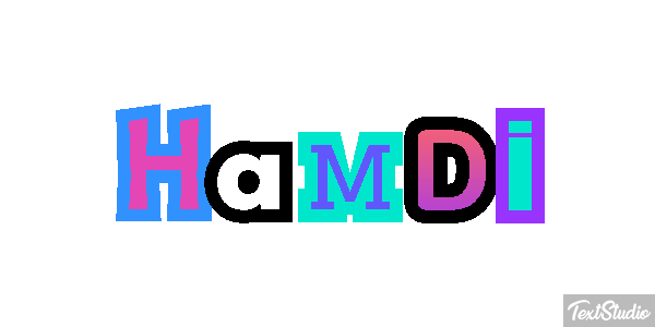 Hamdi Текстовый эффект