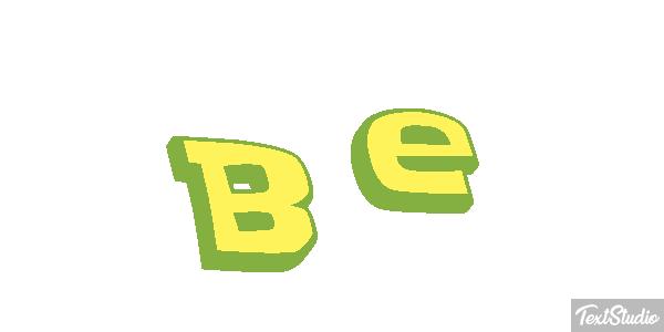 Be Efekt tekstowy