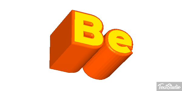Be Efekt tekstowy
