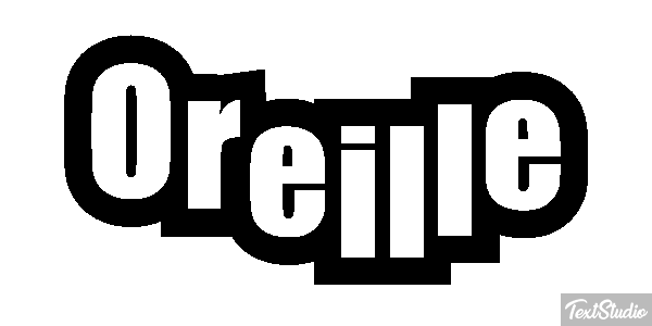 Oreille Effet de texte