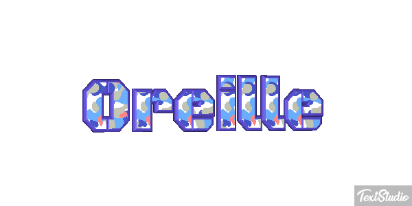 Oreille Effet de texte