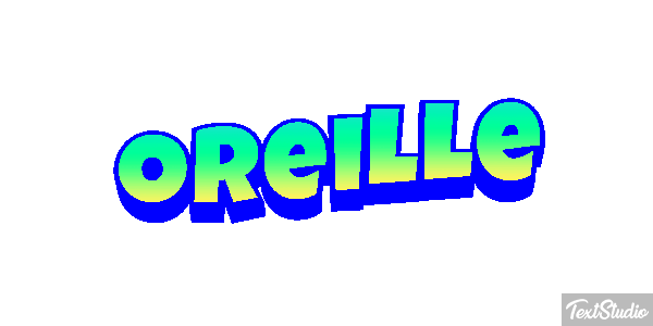 Oreille Effet de texte