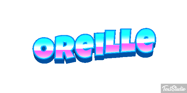 Oreille Effet de texte
