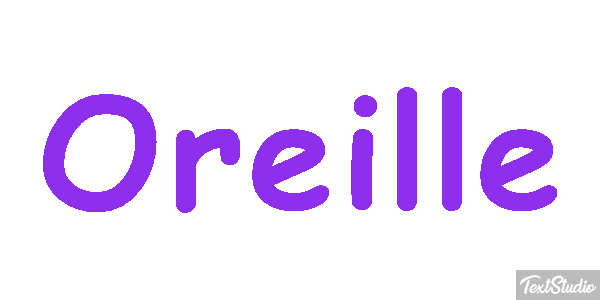 Oreille Effet de texte