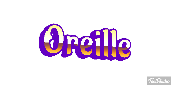 Oreille Effet de texte