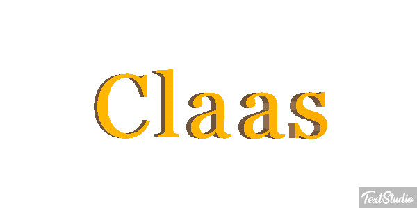 Claas Text effect
