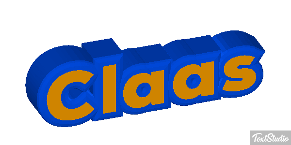 Claas Text effect