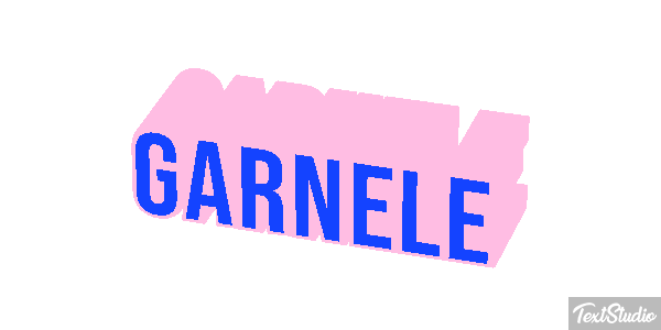 Garnele Texteffekt