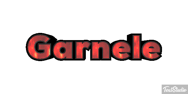 Garnele Texteffekt