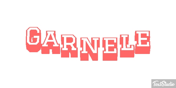 Garnele Texteffekt