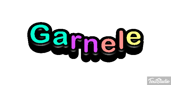 Garnele Texteffekt