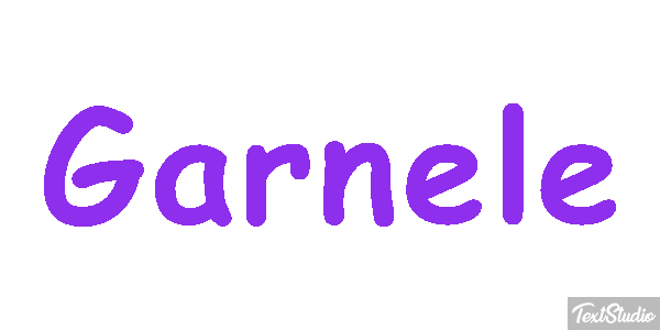 Garnele Texteffekt