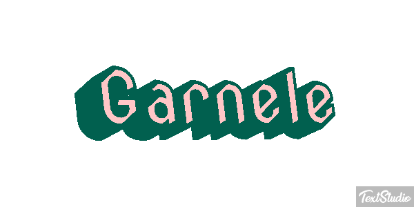 Garnele Texteffekt