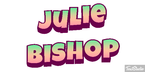 Julie Bishop Efeito do texto