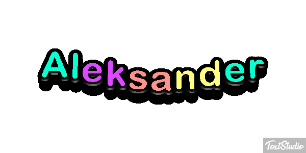 Aleksander Efekt tekstowy