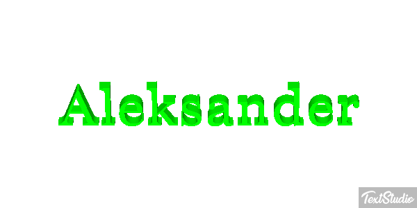 Aleksander Efekt tekstowy