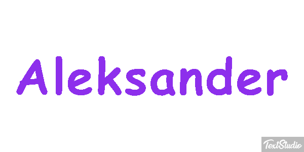 Aleksander Efekt tekstowy