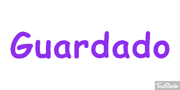 Guardado Efeito do texto