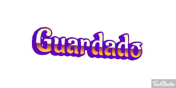 Guardado Efeito do texto