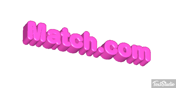 Match.com Efecto de texto