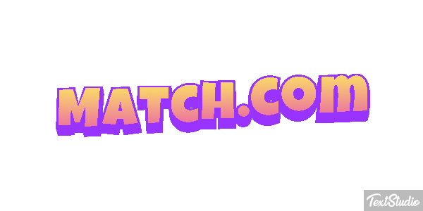 Match.com Efecto de texto