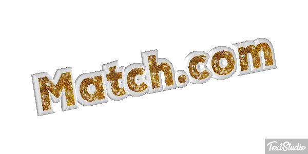 Match.com Efecto de texto