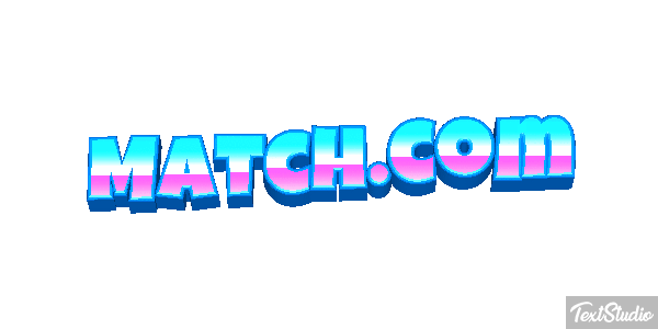 Match.com Efecto de texto