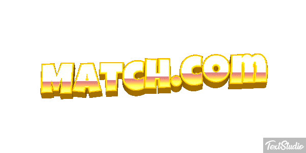 Match.com Efecto de texto