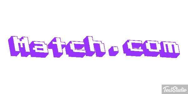 Match.com Efecto de texto